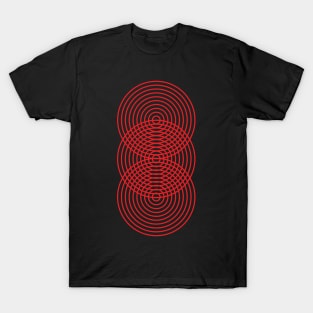 Hypnotic Red Circle T-Shirt